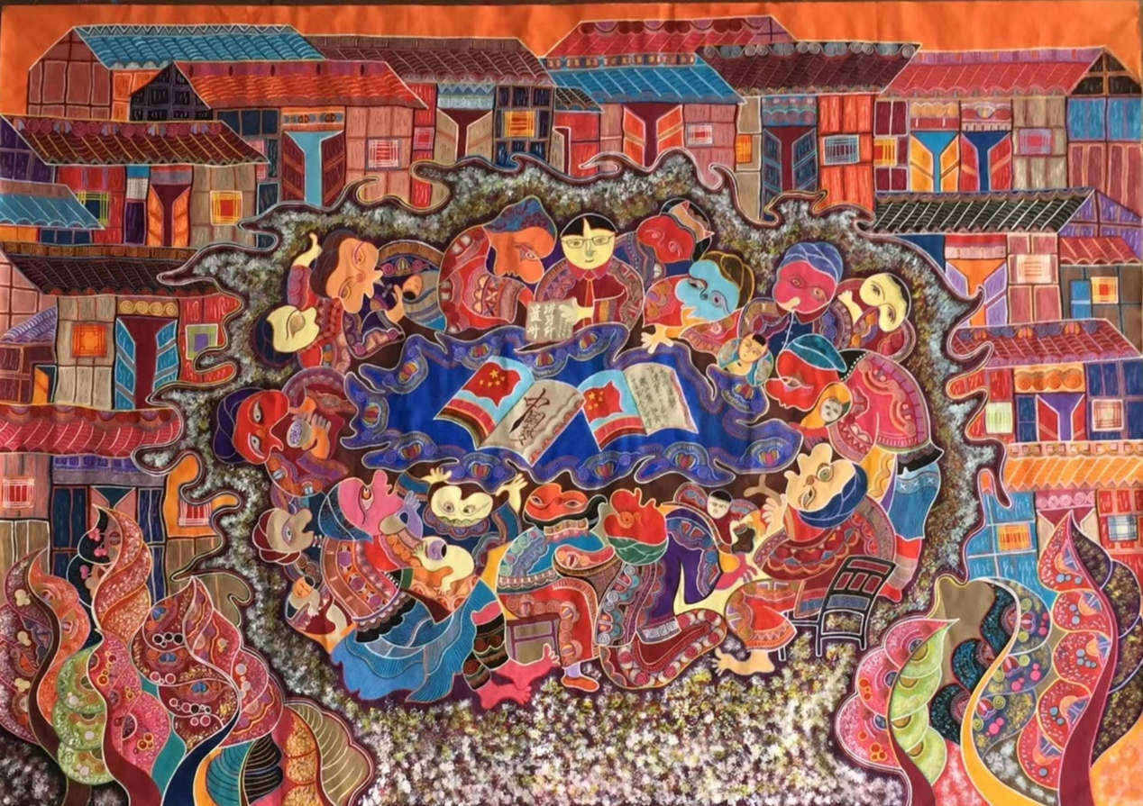 龙里5幅作品入选第二届全国农民画作品展