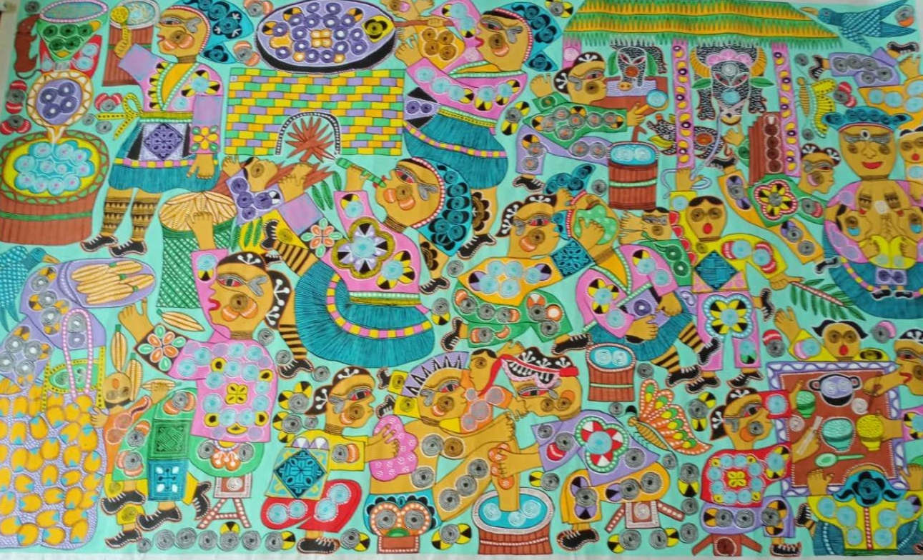 龙里5幅作品入选第二届全国农民画作品展