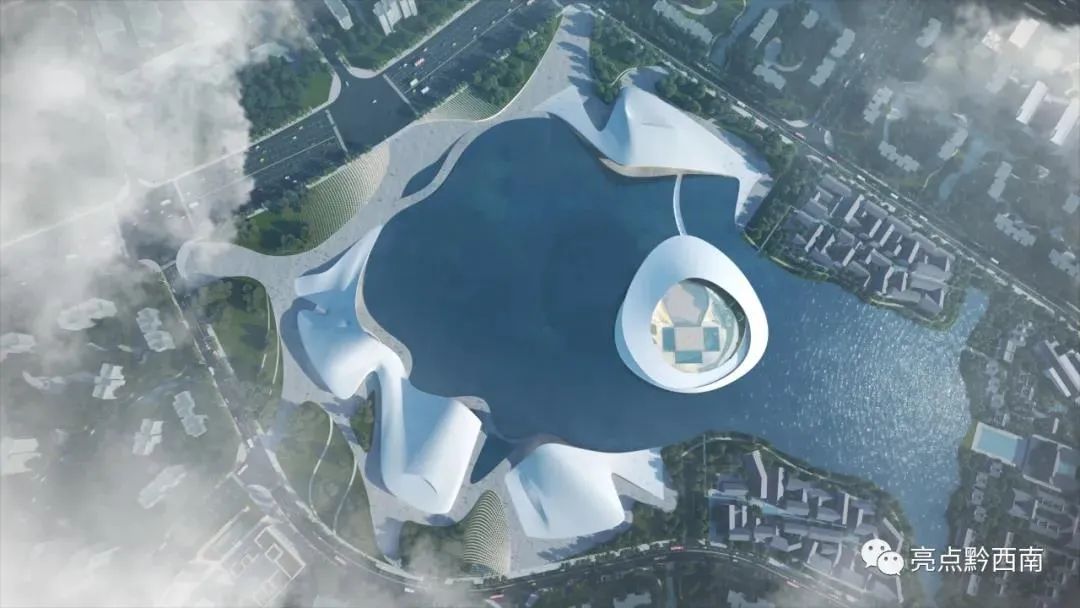 建得很快!兴义市文化中心建设项目最新面貌