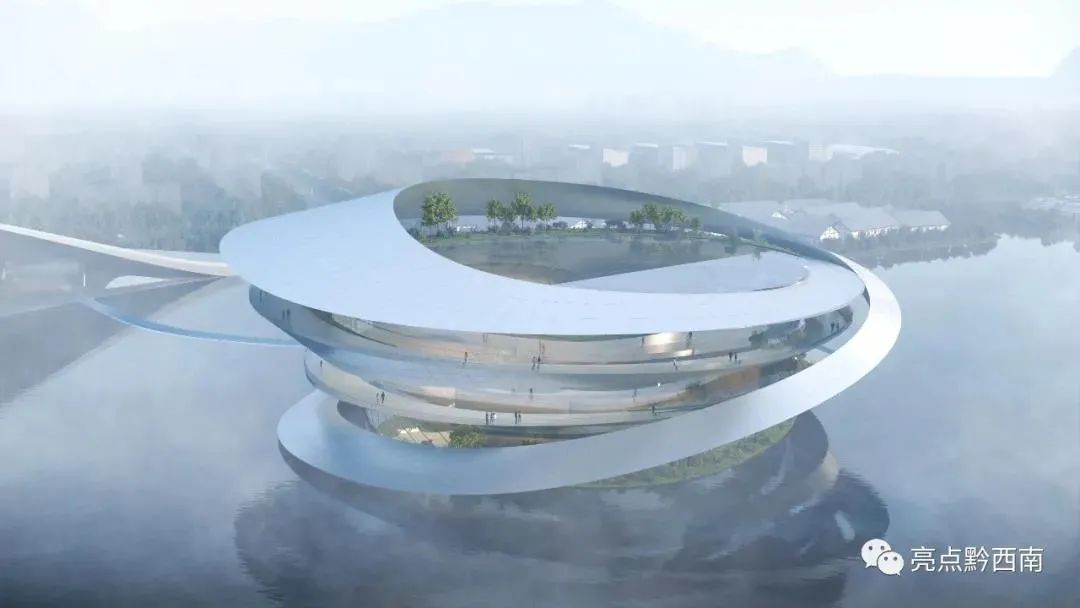 建得很快!兴义市文化中心建设项目最新面貌